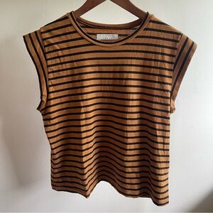 THRE GREAT. Striped The Square Tee shirt